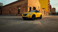 Nissan Juke vendbar bagagerumsbakke