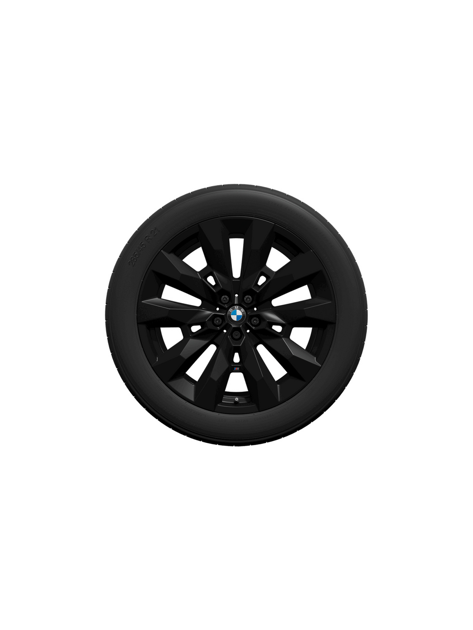 21" BMW XM G09. Dobbelteger 917 M jet black mat, vinterhjulsæt