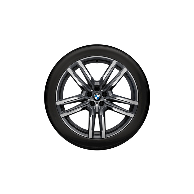 21" BMW X5 M F95 LCI og X6 M F96 LCI. Dobbelteger 808 M orbit grey, vinterhjulsæt