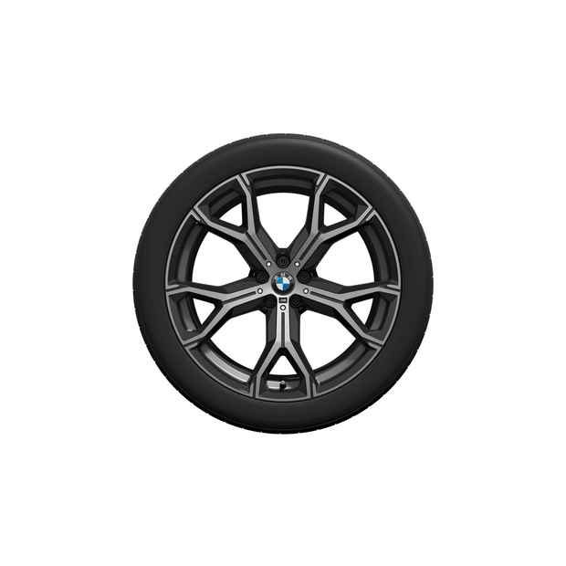 21" M X5 G05 LCI og X6 G06 LCI. Y-eger 741 bicolor, vinterhjulsæt