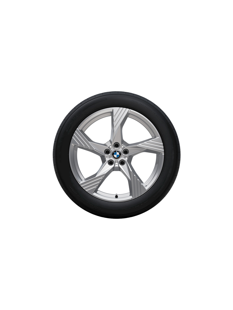 20" BMW vinterhjul iX3 NA5. Light alloy wheels star-spoke style 1045 refined silver, soft compound