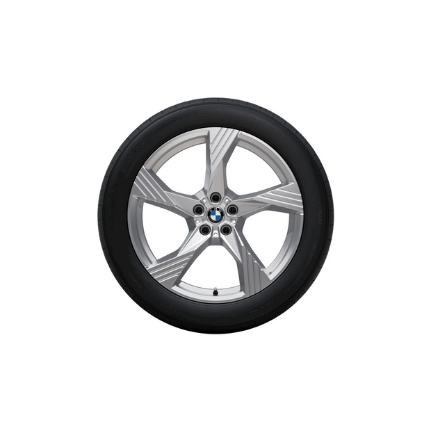 20" BMW vinterhjul iX3 NA5. Light alloy wheels star-spoke style 1045 refined silver, soft compound