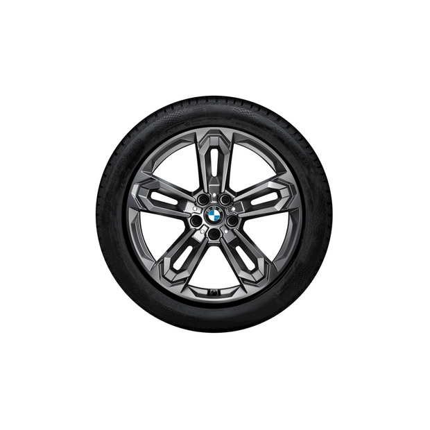 19" BMW vinterhjul X1/iX1 og X2/iX2. Dobbelteger 1041 gunmetal grey