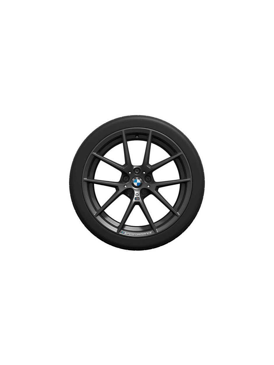 19" M vinterhjul 2 serie G42, 3 serie G20 Saloon, 3 serie G20 Saloon LCI, 3 serie G21 Touring, 3 serie G21 Touring LCI, 4 serie G22 Coupé, 4 serie G22 Coupé LCI, 4 serie G23 Convertible og 4 serie G23 Convertible LCI. Y-eger 898 M frozen gunmetal grey