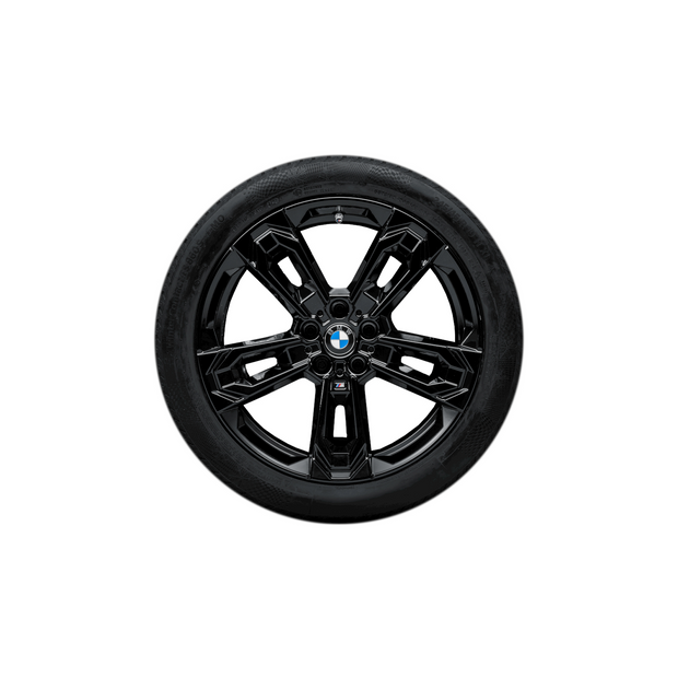 19" BMW M vinterhjulsæt X1/iX1 og X2/iX2. Dobbelteger 871 M night gold sæt