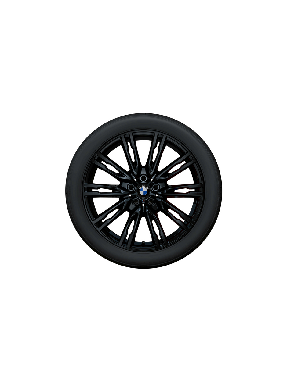 19" BMW M vinterhjul 2 serie G87 M2, 3 serie G80 M3, 3 serie G80 M3 LCI, 3 serie G81 M3 Touring, 3 serie G81 M3 Touring LCI, 4 serie G82 M4 Coupé, 4 serie G82 M4 Coupé LCI, 4 serie G83 M4 Convertible. Dobbelteger 829 M jet black mat