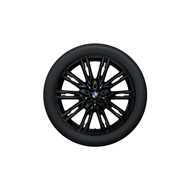 19" BMW M vinterhjul 2 serie G87 M2, 3 serie G80 M3, 3 serie G80 M3 LCI, 3 serie G81 M3 Touring, 3 serie G81 M3 Touring LCI, 4 serie G82 M4 Coupé, 4 serie G82 M4 Coupé LCI, 4 serie G83 M4 Convertible. Dobbelteger 829 M jet black mat