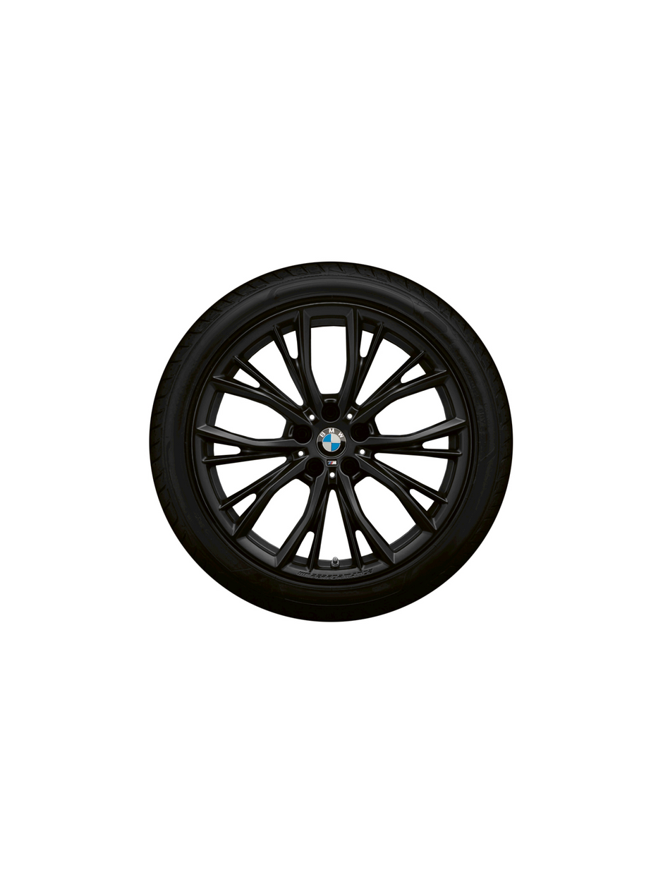 19" BMW M Performance vinterhjulsæt 8 serie G14 Convertible, 8 serie G15 Coupé og 8 serie G16 Gran Coupé. Med dobbelteger 786 M jet black mat
