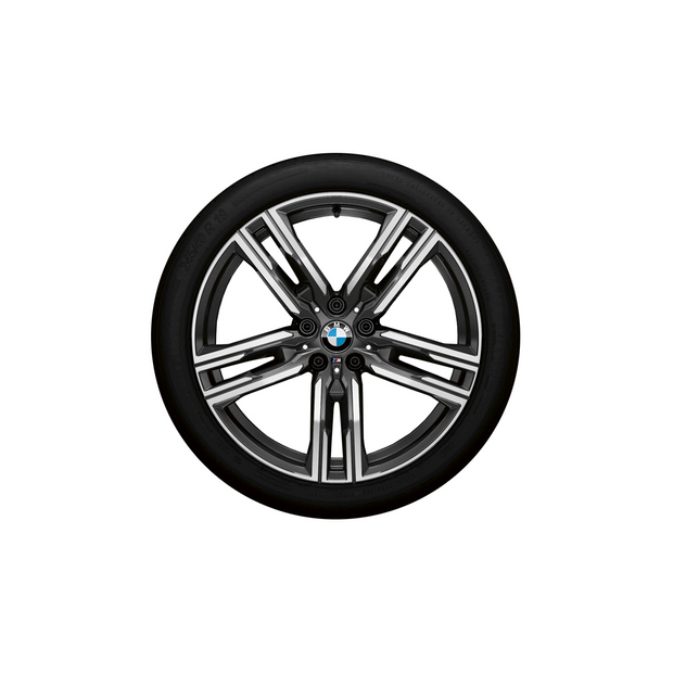 19" BMW M vinterhjulsæt 8 serie G14 Convertible, 8 serie G15 Coupé og 8 serie G16 Gran Coupé. Dobbelteger 727 M bicolor