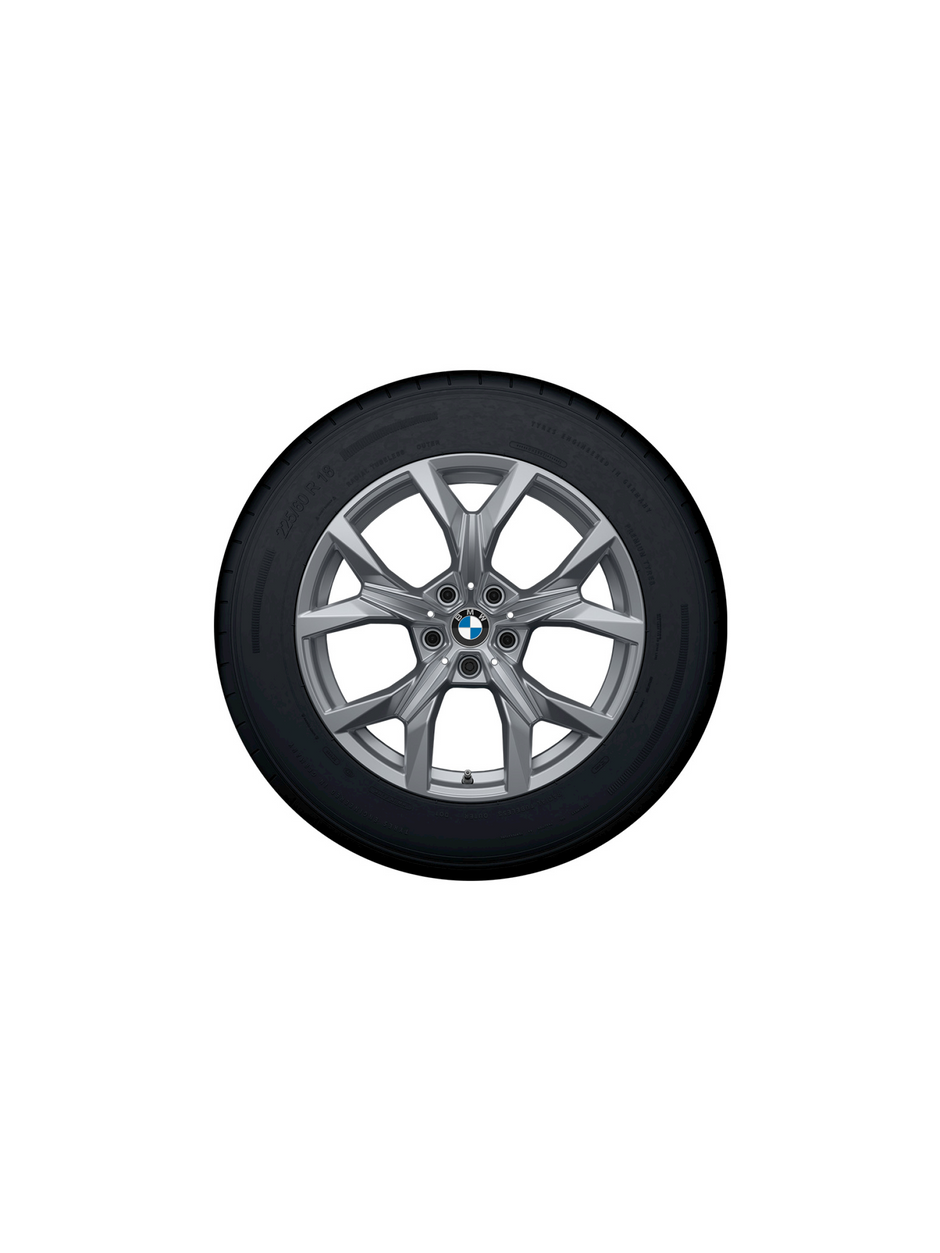 18" BMW vinterhjulsæt X3 G45. Y-eger 921 refined silver