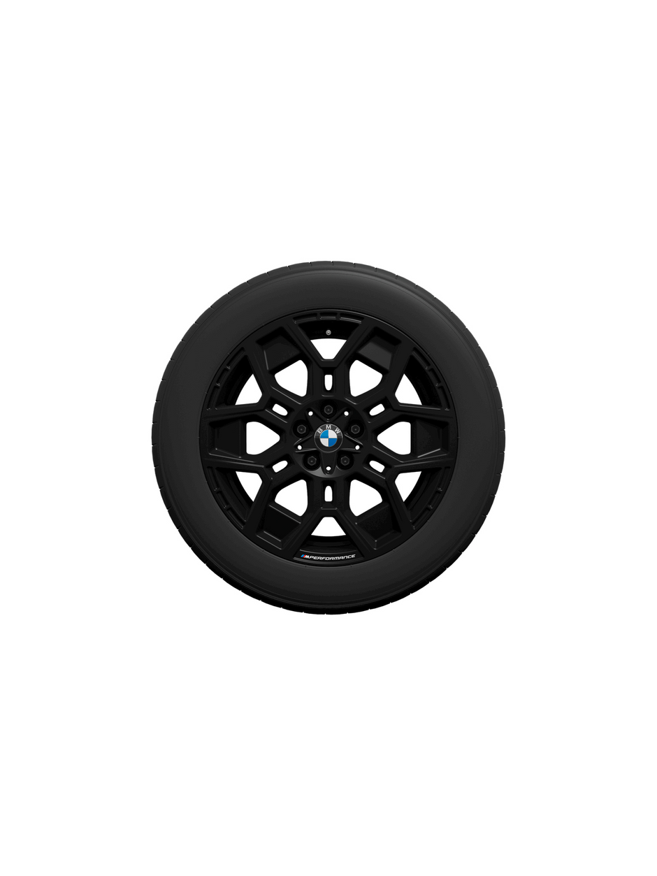 18" BMW M vinterhjulsæt X1/iX1 og X2/iX2. Performance stjerneeger 880 M jet black mat