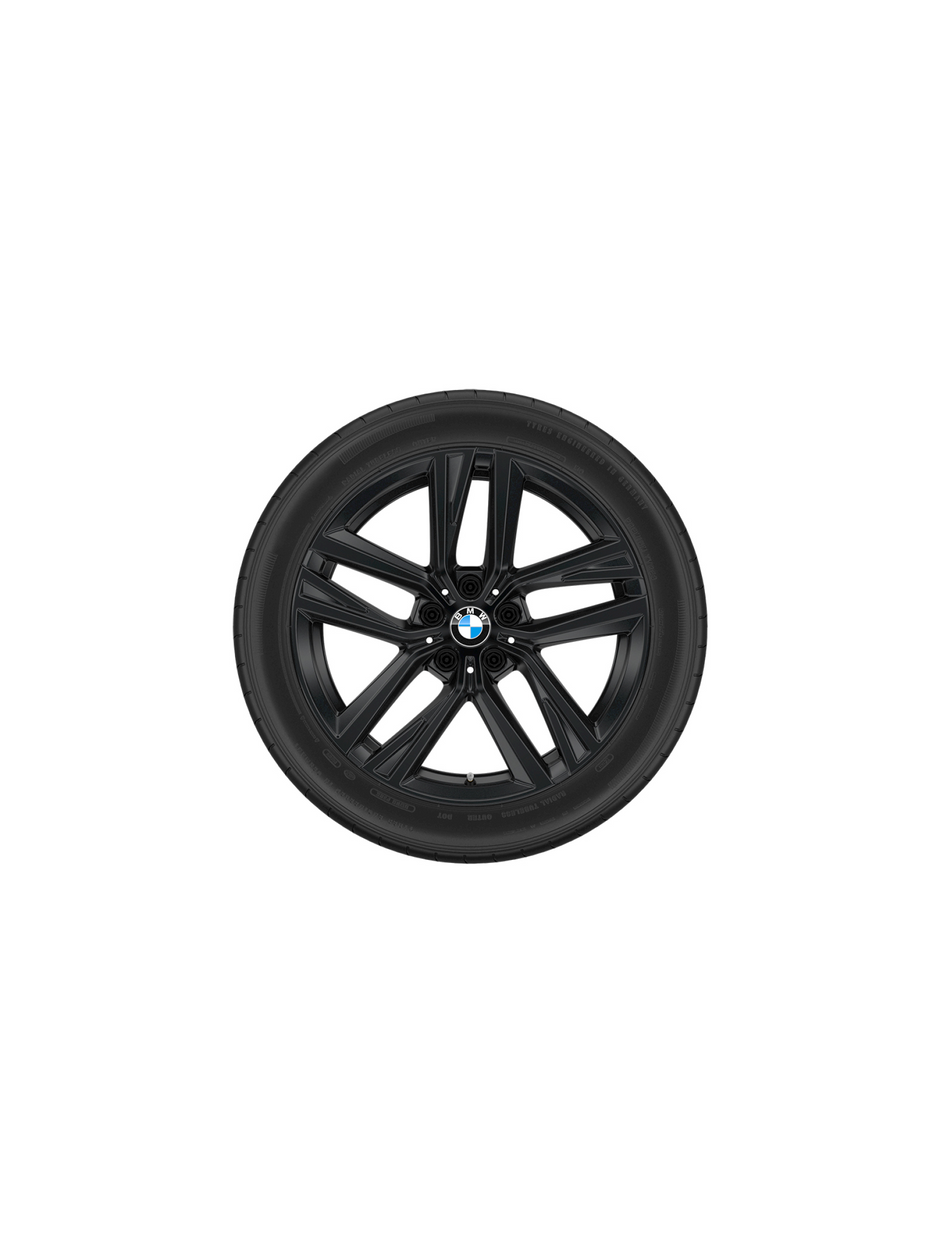 18" BMW vinterhjulsæt 2 serie G42, 3 serie G20 Saloon, 3 serie G20 Saloon LCI, 3 serie G21 Touring, 3 serie G21 Touring LCI, 4 serie G22 Coupé, 4 serie G22 Coupé LCI, 4 serie G23 Convertible og 4 serie G23 Convertible LCI. Dobbelteger 853 gunmetal grey