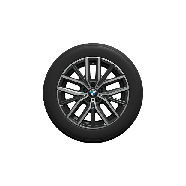 18" BMW M vinterhjulsæt X1/iX1 og X2/iX2 dobbelteger 838 M bicolor