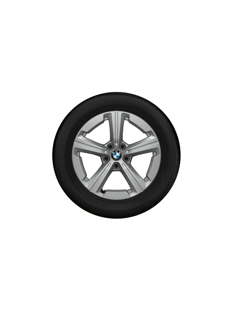 17" BMW vinterhjulsæt X1/iX1 og X2/iX2 Stjerneeger 875 lightning grey