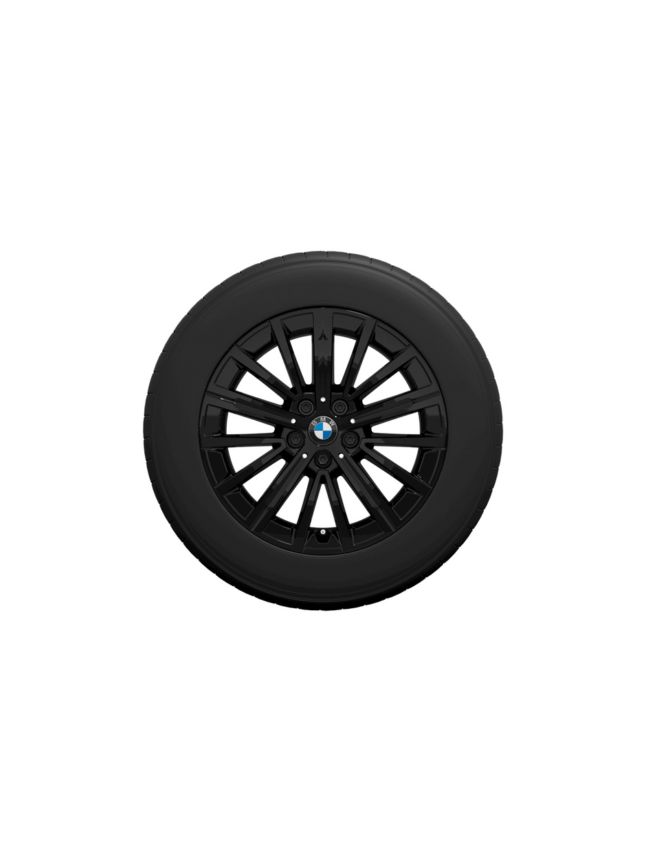 17" BMW vinterhjulsæt X1/iX1 og X2/iX2. V-eger 833 jet black