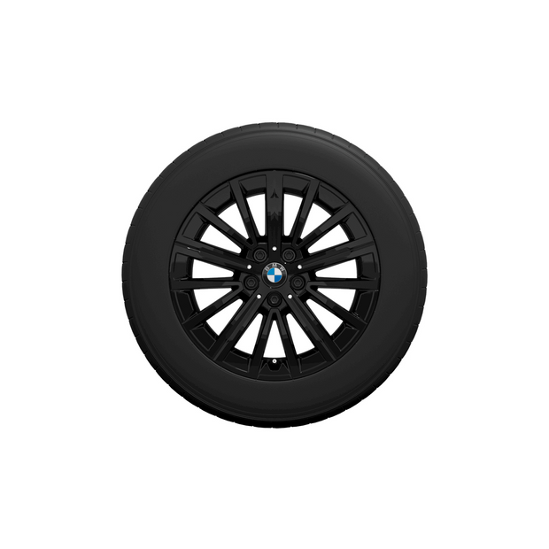 17" BMW vinterhjulsæt X1/iX1 og X2/iX2. V-eger 833 jet black