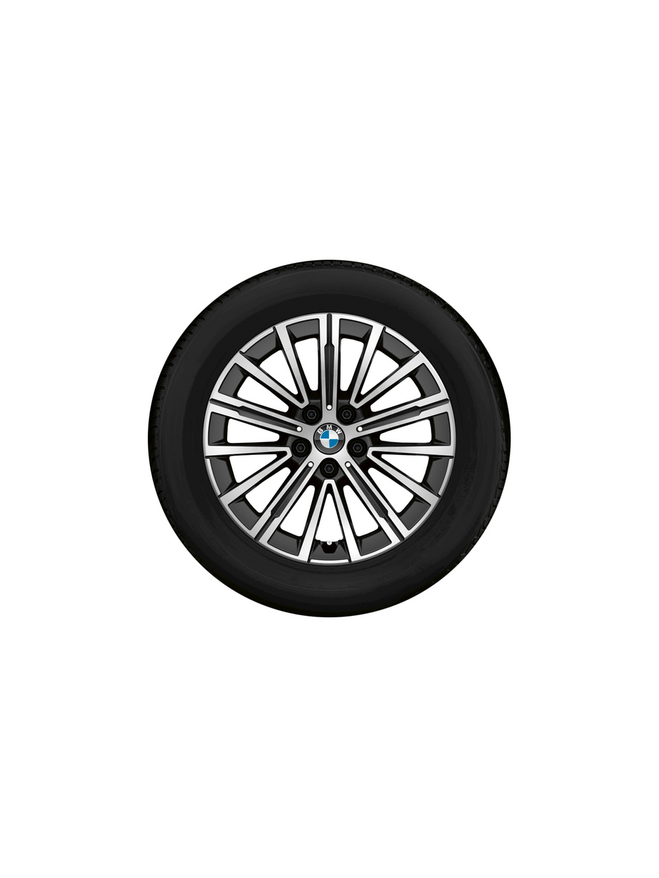 17" BMW vinterhjulsæt X1/iX1 og X2/iX2 V-eger 833 bicolor