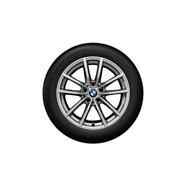 17" BMW vinterhjulsæt 2 serie G42, 3 serie G20 Saloon, 3 G20 Saloon LCI, 3 serie G21 Touring, 3 serie G21 Touring LCI, 4 serie G22 Coupé, 4 serie G22 Coupé LCI, 4 serie G23 Convertible og 4 serie G23 Convertible LCI.V-eger 778 reflex silver