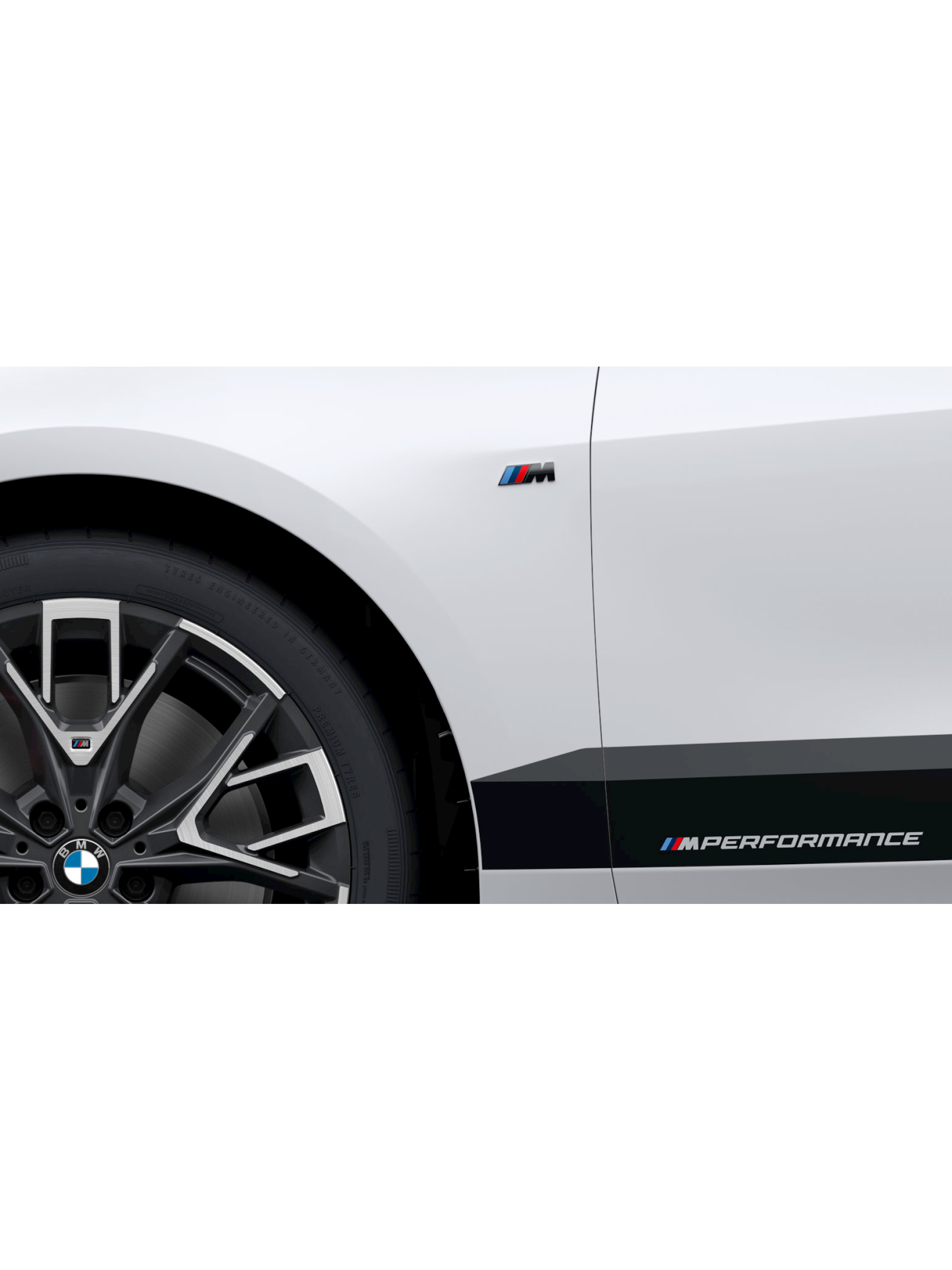 BMW M logoer side sort højglans