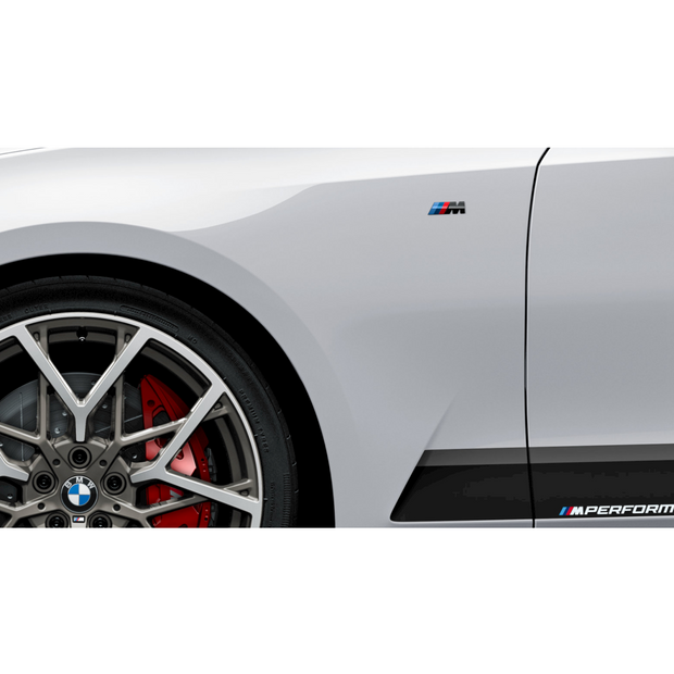 BMW M logo side sort højglans