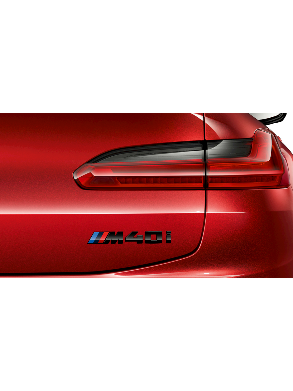 BMW M Modelpåskrift X4 M40i i sort højglans