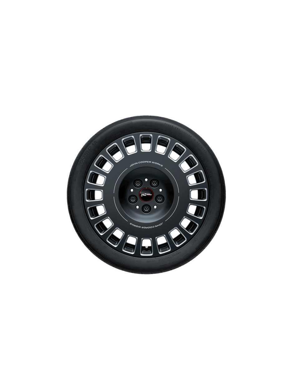 MINI 18" JCW rallye spoke frozen midnight grey, vinterhjulsæt