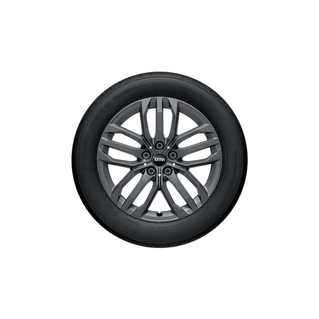 18" JCW dobbelteger frozen gunmetal grey vinterhjulsæt