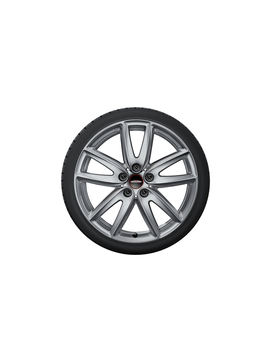 18" JCW grip spoke bright silver, vinterhjulsæt