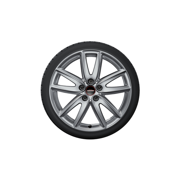 18" JCW grip spoke bright silver, vinterhjulsæt