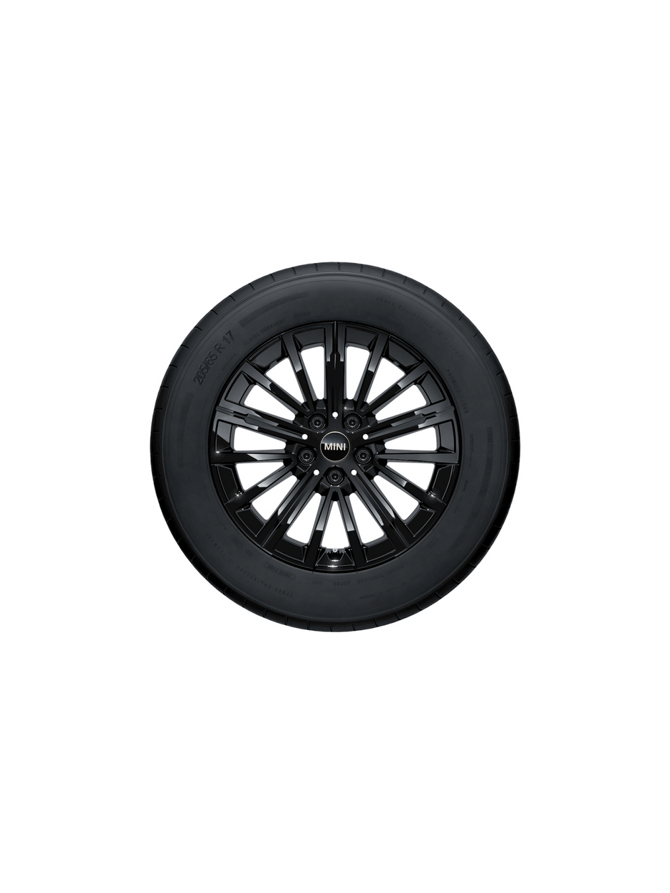 17" MINI V-spoke jet black, vinterhjulsæt