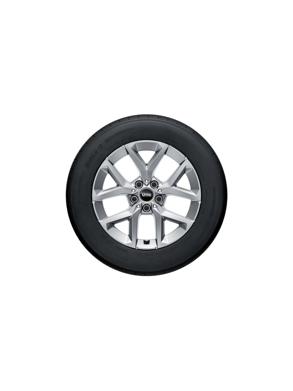 17" MINI Y-eger refined silver, vinterhjulsæt