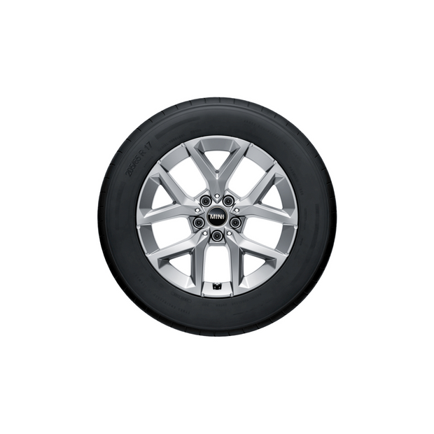 17" MINI Y-eger refined silver, vinterhjulsæt