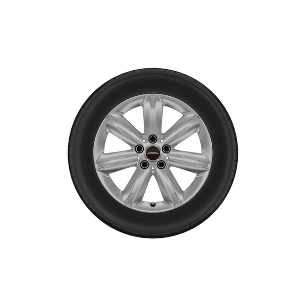 17" JCW star spoke bright silver, vinterhjulsæt