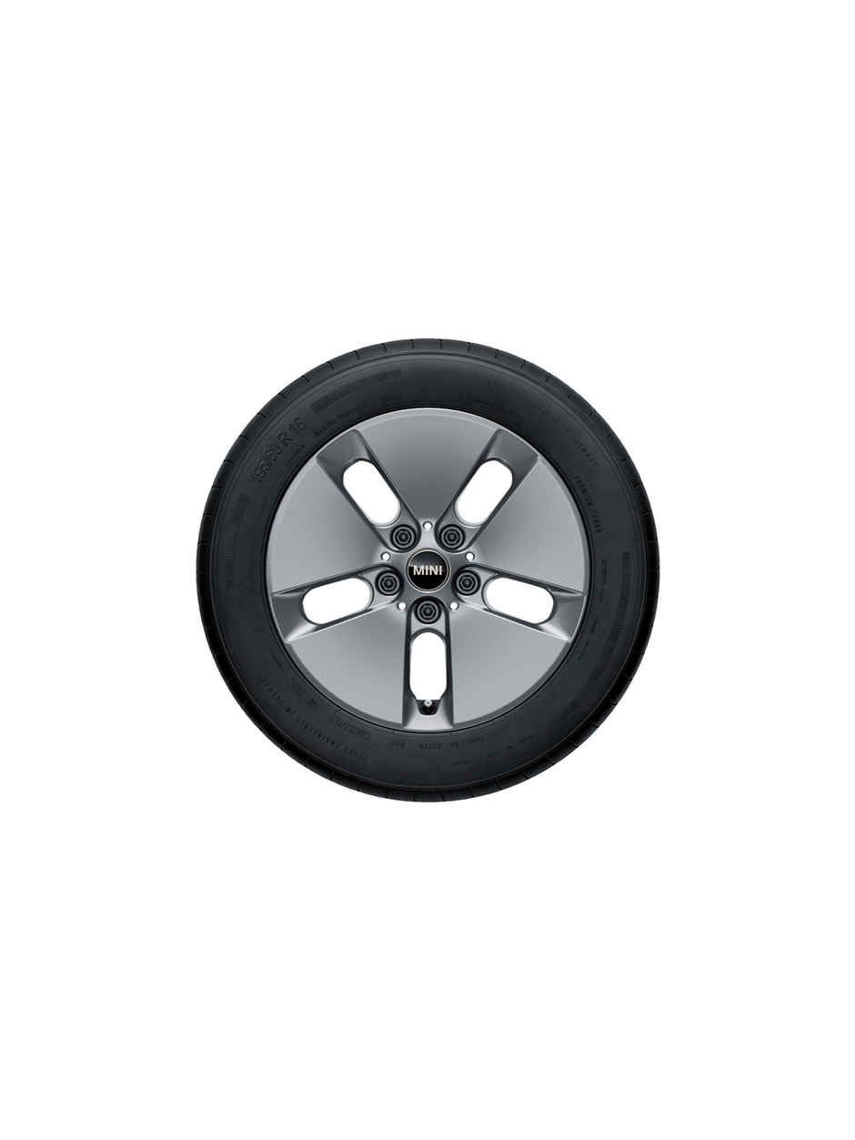 16" MINI pin spoke lightning grey, vinterhjulsæt