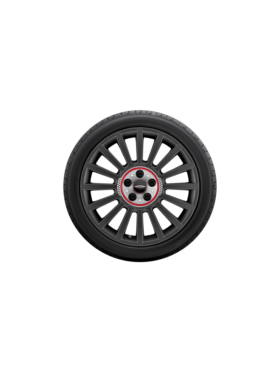 19" JCW rallye spoke 536 bicolor, sommerhjulsæt