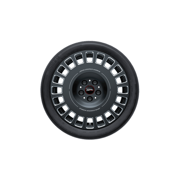 18" JCW rallye spoke frozen midnight grey, sommerhjulsæt