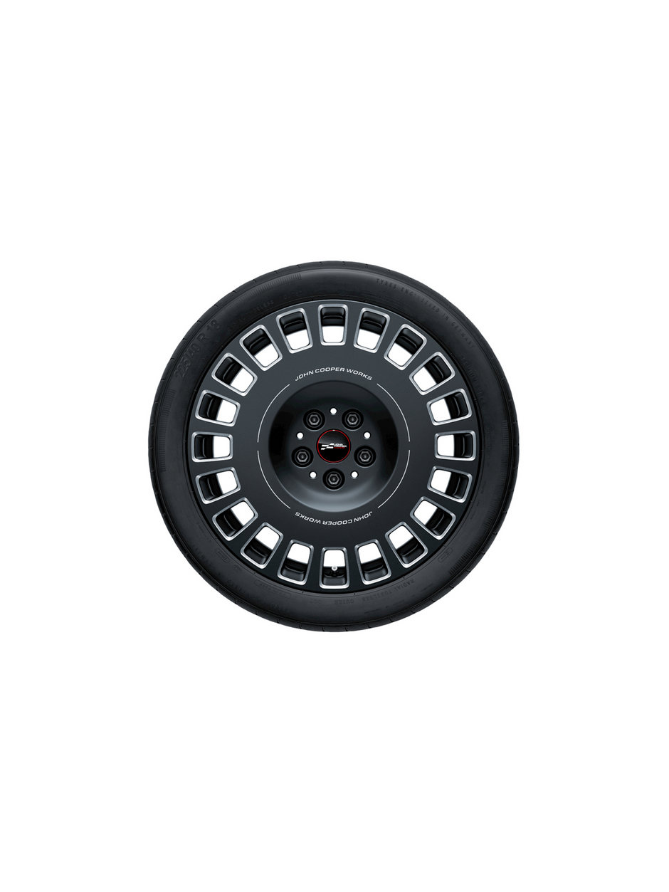 18" JCW rallye spoke frozen midnight grey, sommerhjulsæt