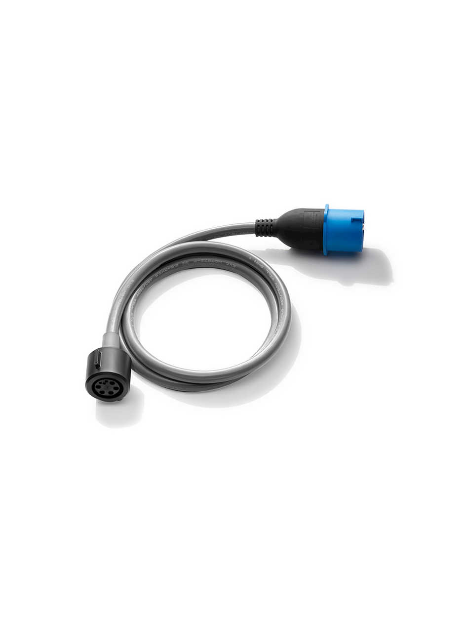 Adapterkabel CEE 16 A blåt til flexible fast charger 2.0 (mode 2)