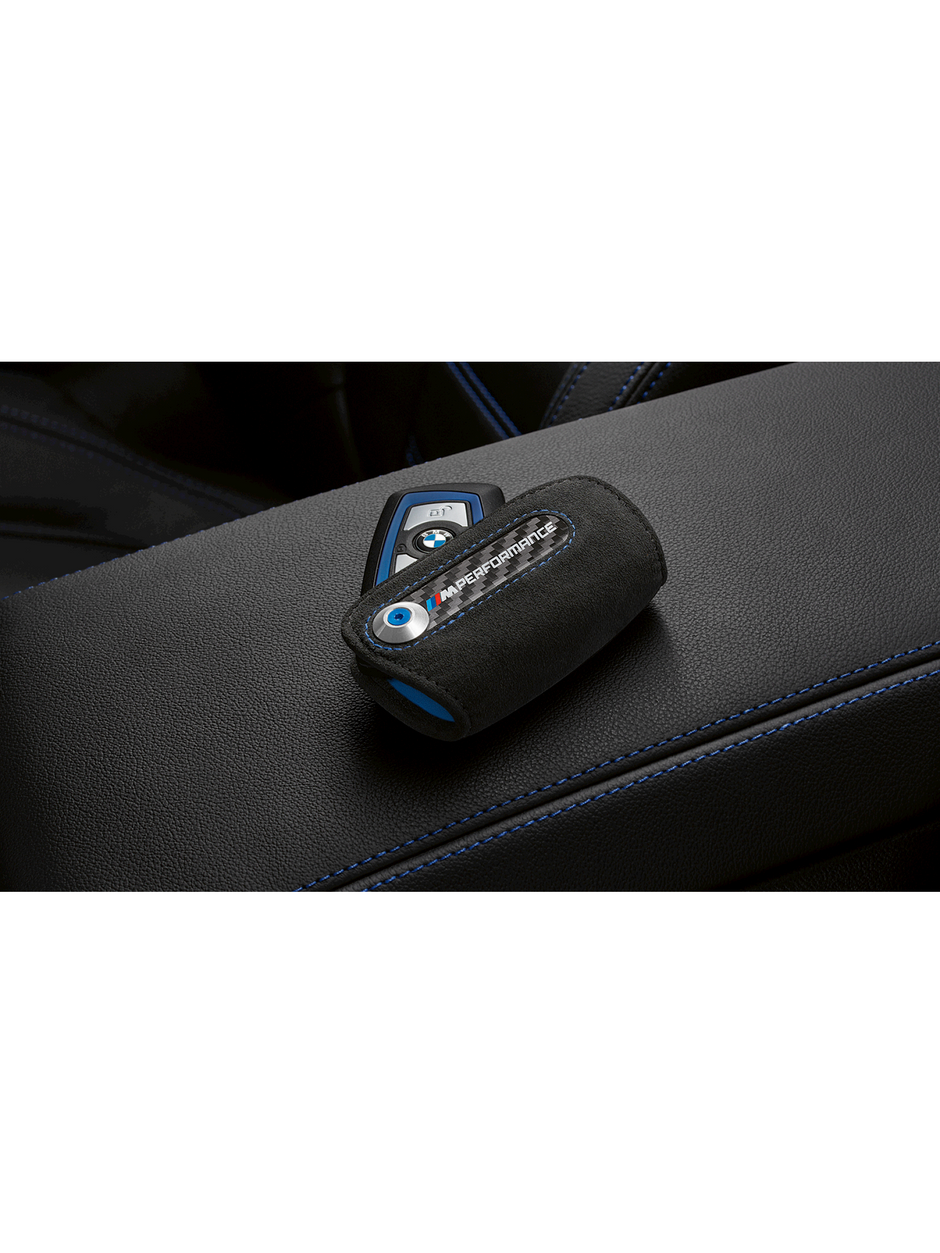 M Performance nøgleetui i Alcantara/carbon