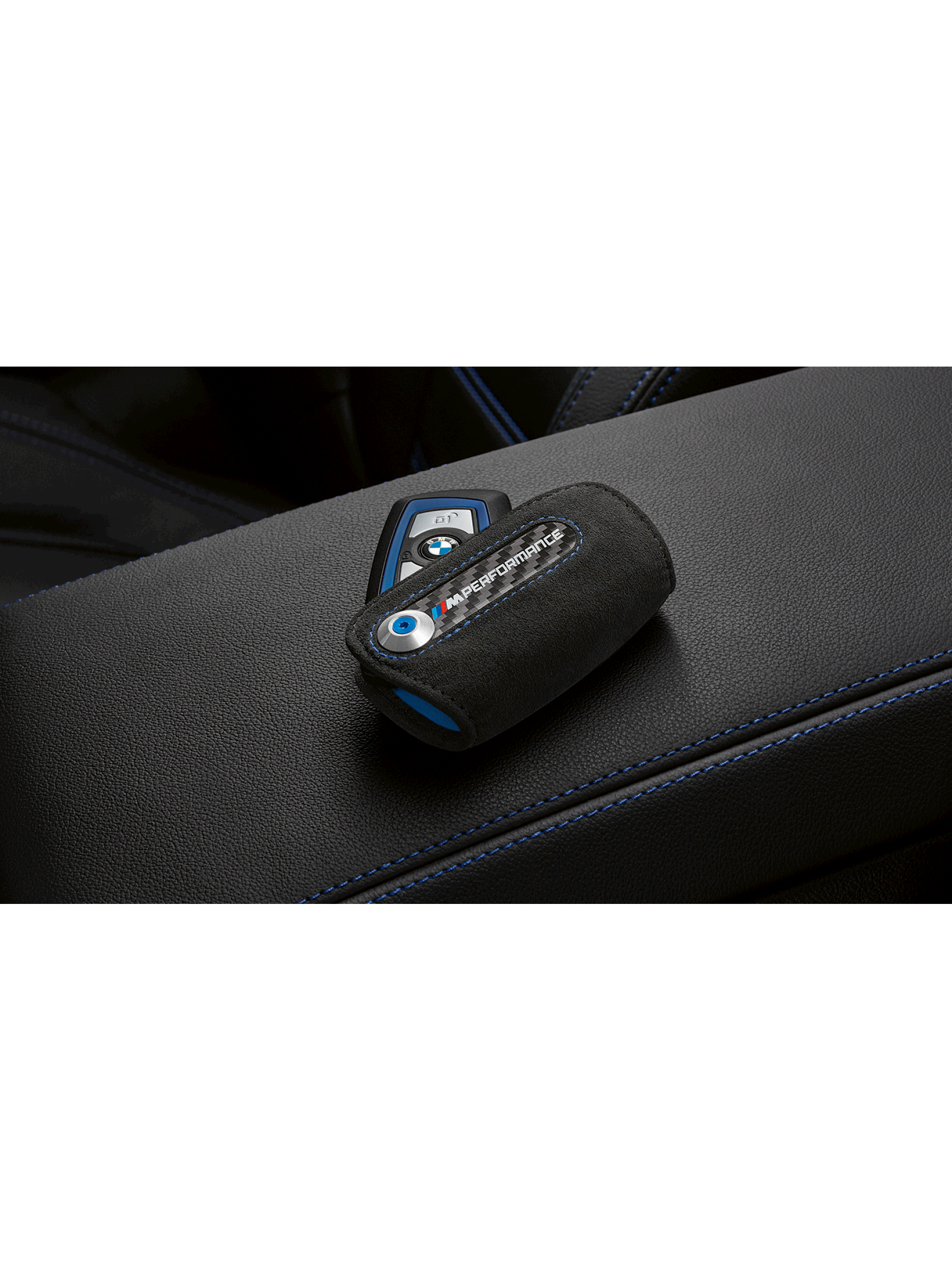 M Performance nøgleetui i Alcantara/carbon