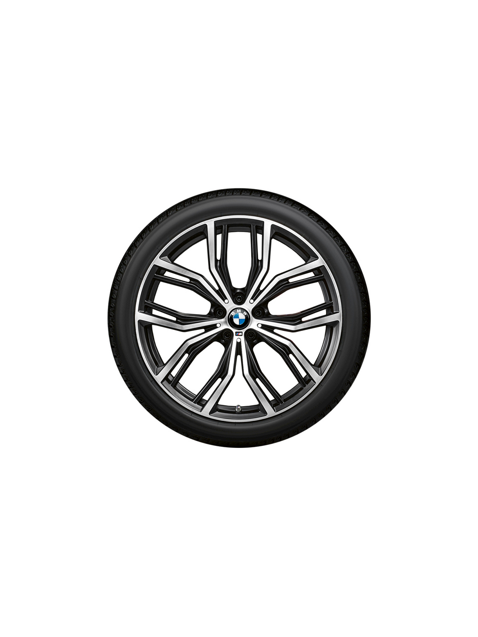 21" M performance X3 G01, X3 G01 LCI, X4 G02 og X4 G02 LCI. Y-eger 701 M bicolor, sommerhjulsæt