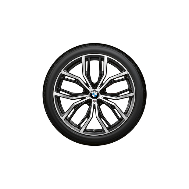 21" M performance X3 G01, X3 G01 LCI, X4 G02 og X4 G02 LCI. Y-eger 701 M bicolor, sommerhjulsæt