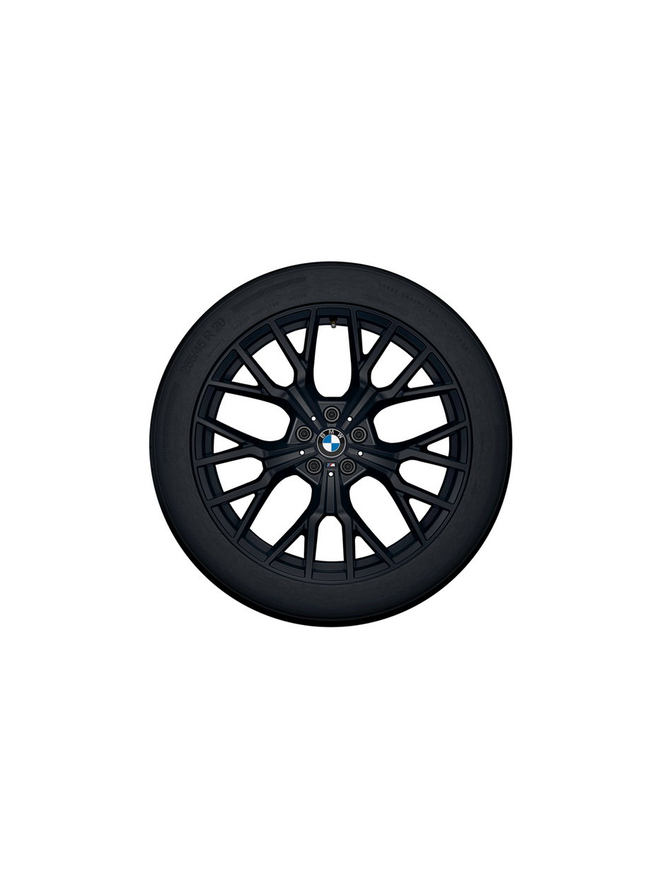 20" M performance 7 serie G70 og X3 G45. Y-eger 911 M jet black mat, sommerhjulsæt