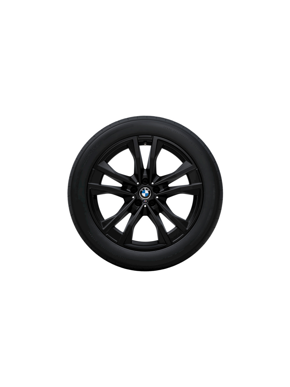 20" BMW M performance iX3 NA5. Dobbelteger 1048 M jet black mat, sommerhjulsæt