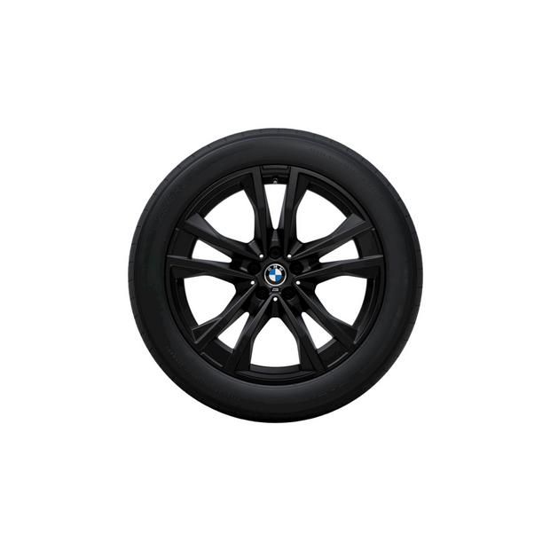 20" BMW M performance iX3 NA5. Dobbelteger 1048 M jet black mat, sommerhjulsæt