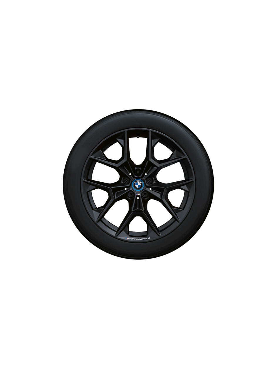 19" BMW M performance 5 serie G60 Saloon og 5 serie G61 Touring. Y-eger 942 M jet black mat sommerhjulsæt