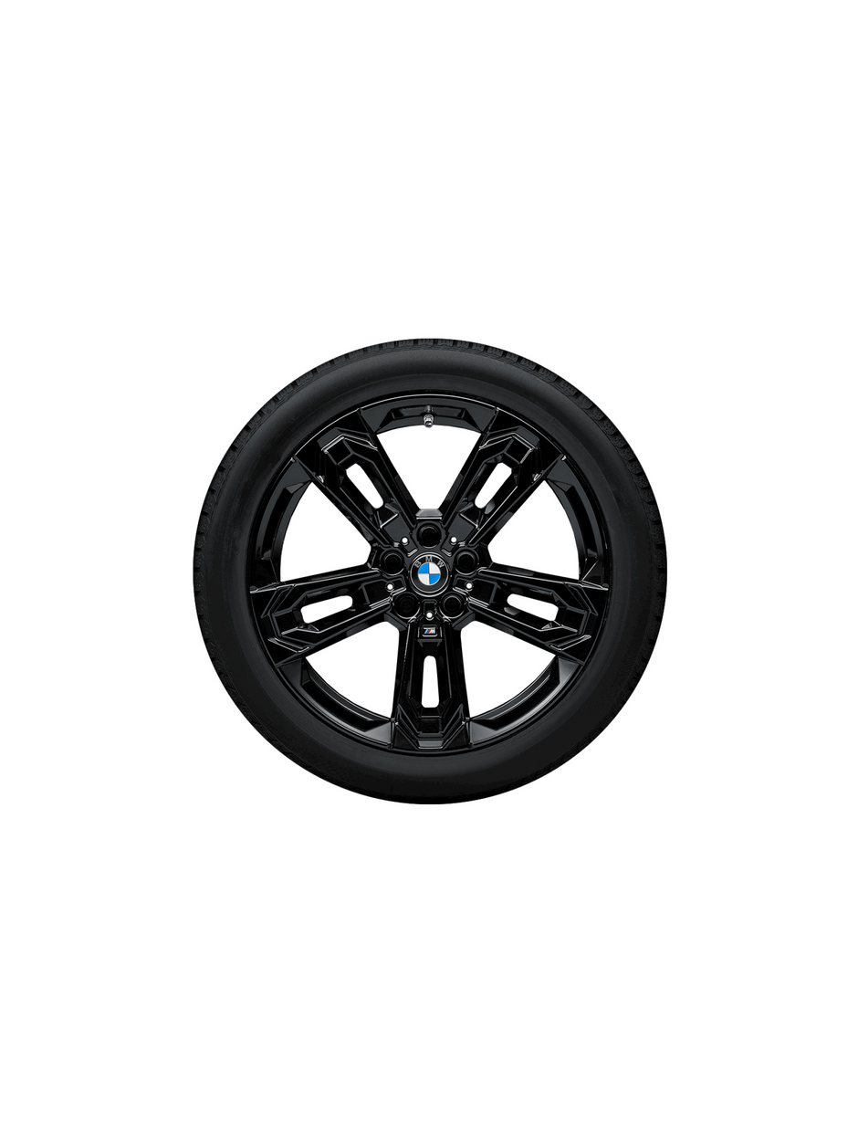19"BMW M X1/iX1 U11 og X2/iX2 U10 Dobbelteger 871 M jet black, blanke sommerhjulsæt