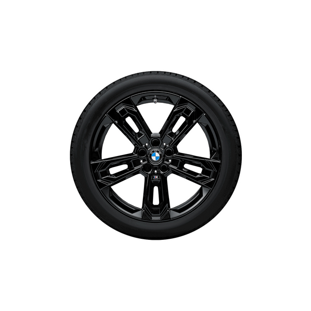 19"BMW M X1/iX1 U11 og X2/iX2 U10 Dobbelteger 871 M jet black, blanke sommerhjulsæt