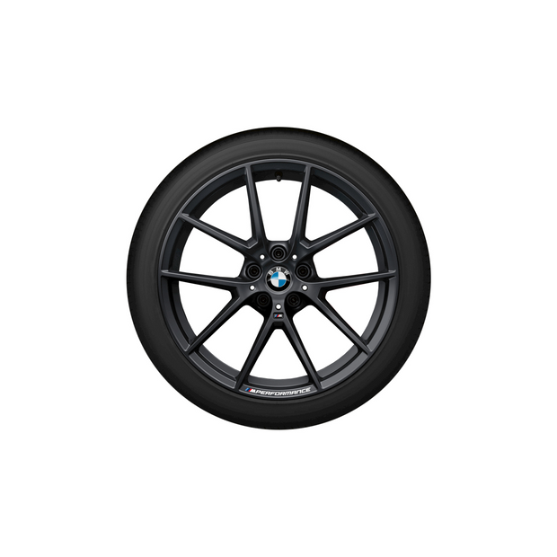 19" M performance 2 serie G42, 3 serie G20 Saloon, 3 serie G21 Touring, 3 serie G21 Touring LCI, 3 serie G28 Saloon, 3 serie G28 Saloon LCI, 4 serie G22 Coupé, og 4 serie G23 Convertible Y-eger 898 M frozen gunmetal grey sommerhjulsæt