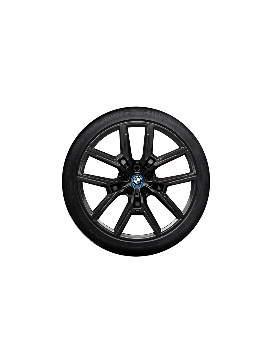 19" BMW M 4 serie G26 Gran Coupé, 4 serie G26 Gran Coupé LCI, i4 G26 Gran Coupé og i4 G26 Gran Coupé LCI. Y-eger 859 M jet black sommerhjulsæt